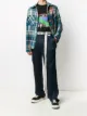 Image 2 of Off-White Stencil Arrows print plaid shirt
