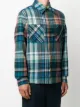 Off-White Stencil Arrows print plaid shirt