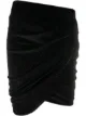Image 1 of Alexandre Vauthier velvet mini skirt