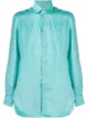 Image 1 of Kiton pointed collar linen shirt