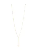Linda Farrow logo plaque glasses chain - Gold