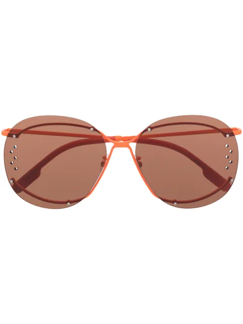 Kenzo stud-embellished round-frame sunglasses
