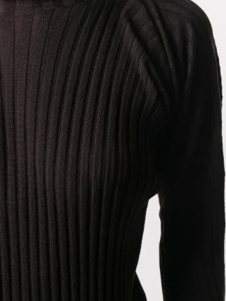 ribbed knit jumper dress展示图