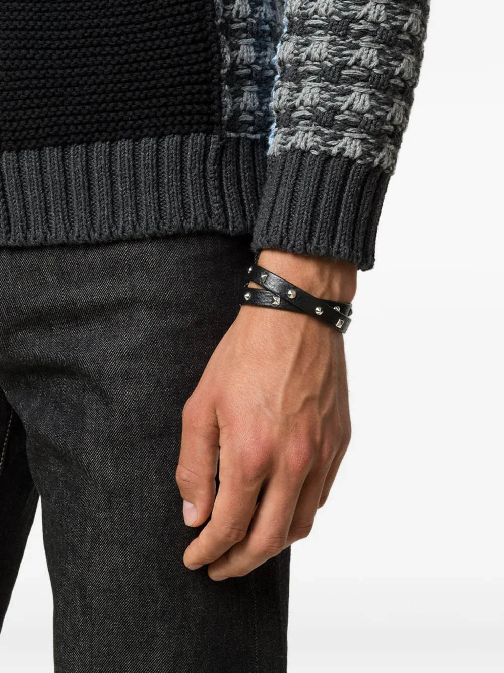 Alexander McQueen double wrap skull bracelet | Image 2
