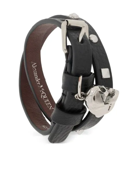Alexander McQueen Bracciale a doppio giro 