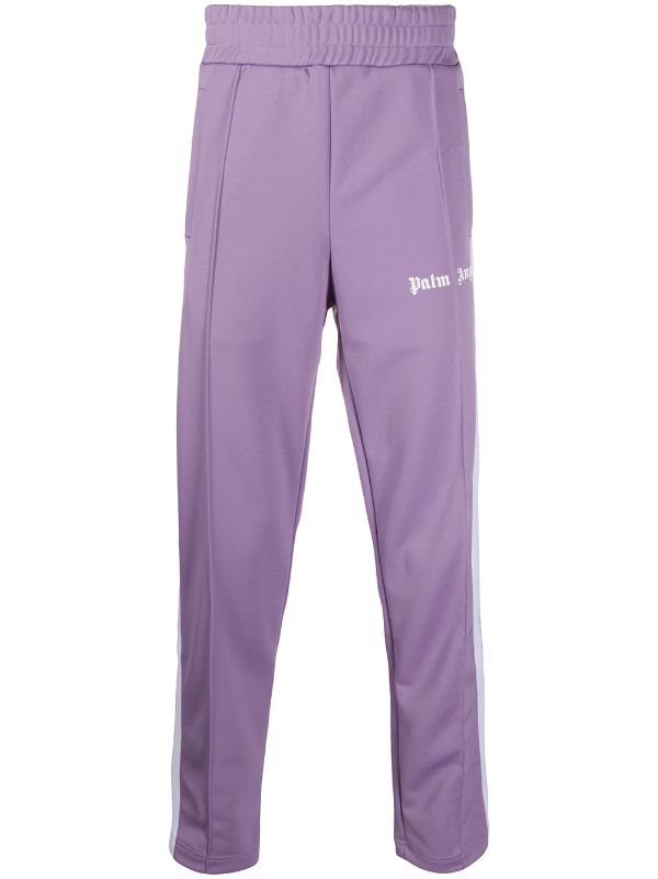 lilac track pants