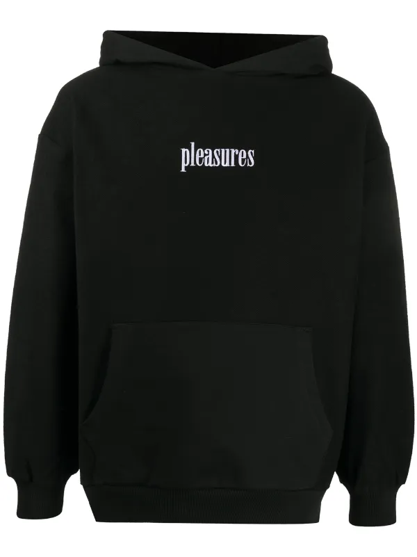pleasures hoodie black