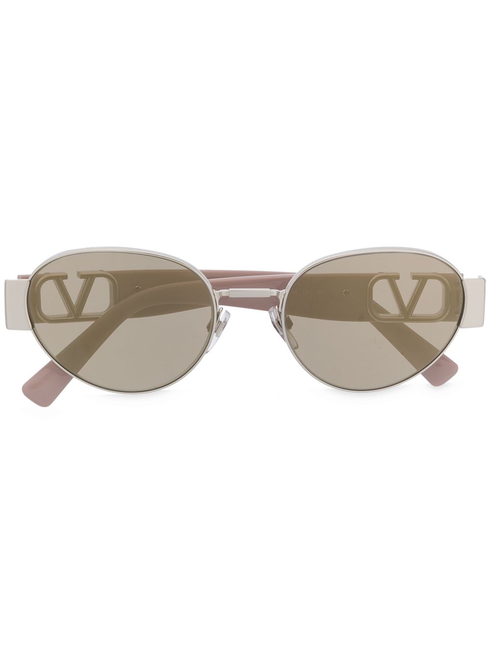 фото Valentino eyewear солнцезащитные очки в круглой оправе