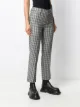 RED Valentino vichy-pattern cropped trousers