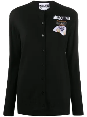 moschino teddy jumper womens