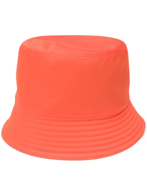 prada logo plaque bucket hat