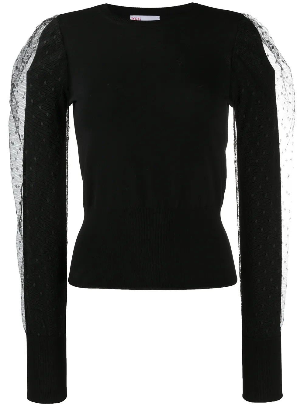 red-valentino-point-d-esprit-tulle-jumper-farfetch