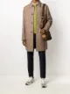 Image 2 of Prada check-pattern midi trench coat