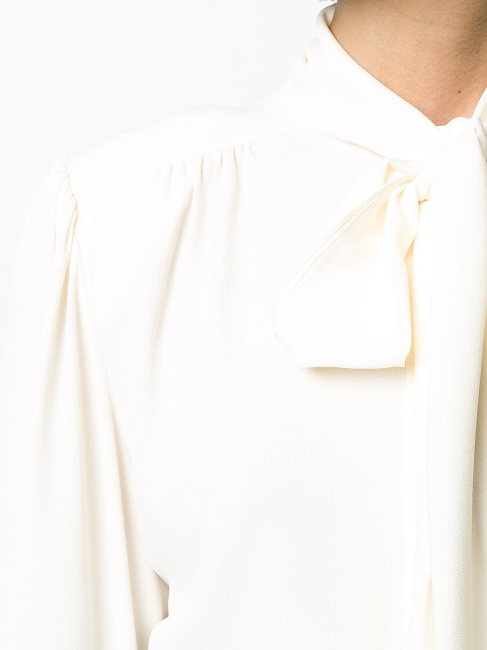 блузка с длинными рукавами и бантом ALBERTA FERRETTI 155286845250