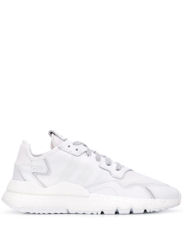 adidas nite jogger all white