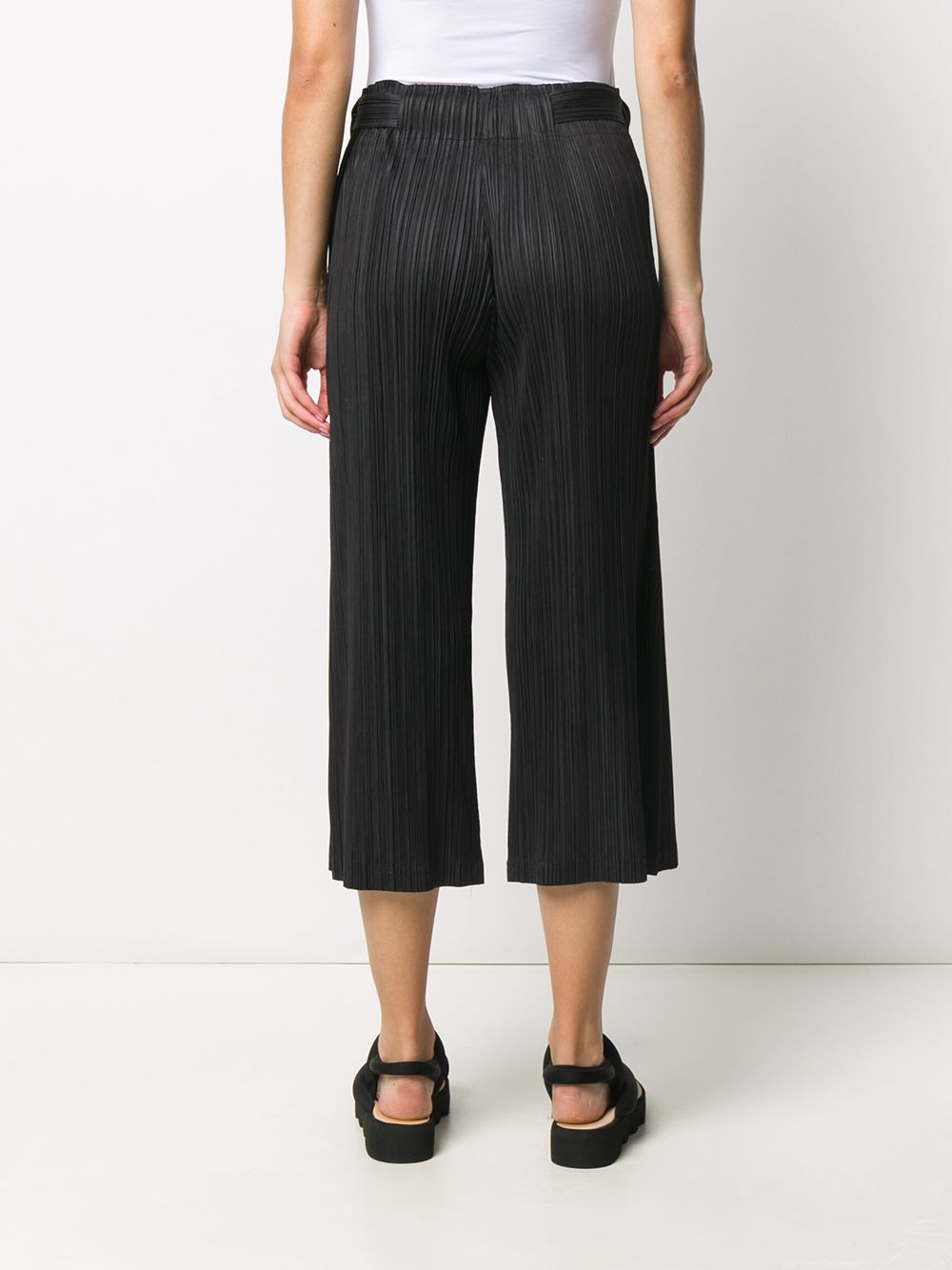 фото Pleats please issey miyake укороченные плиссированные брюки