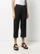 Pleats Please Issey Miyake micro-pleated belted cropped trousers