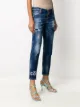 Dsquared2 logo print slim-fit jeans