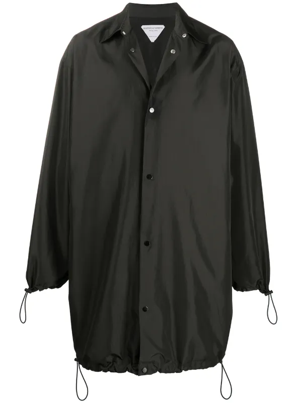 button up raincoat