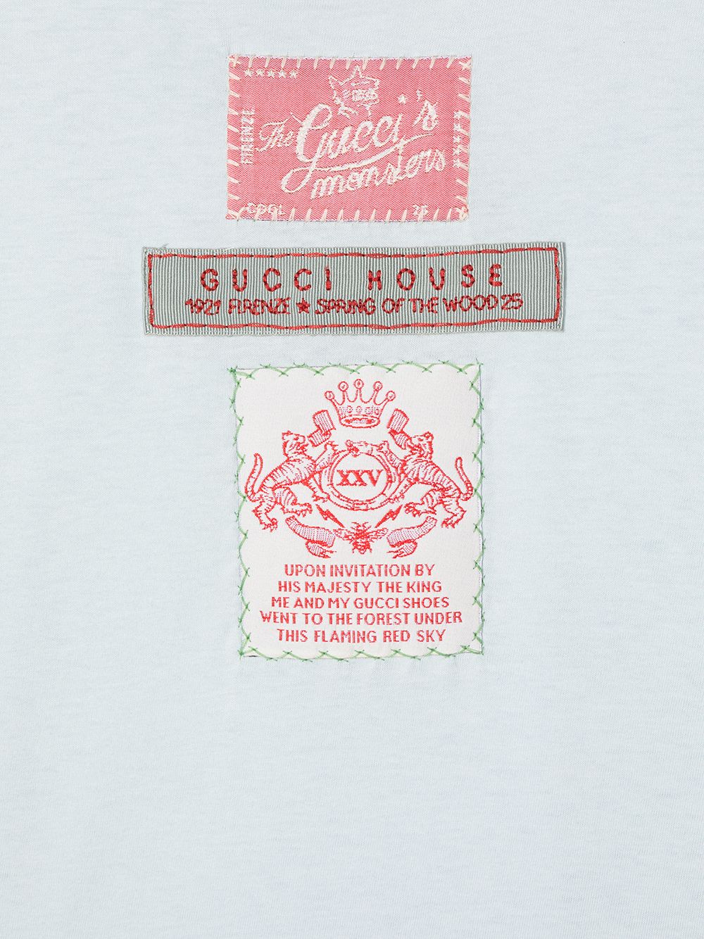 фото Gucci kids футболка gucci house с короткими рукавами