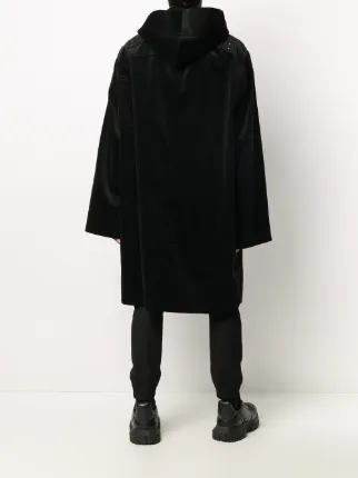 hooded corduroy coat展示图