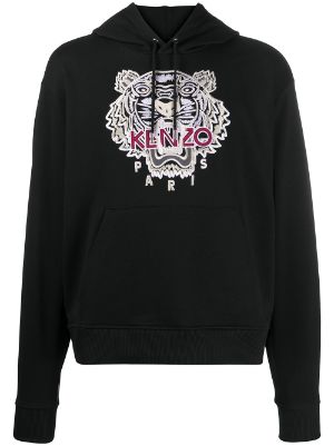 mens black kenzo hoodie