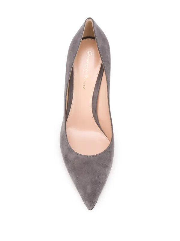 Gianvito Rossi Gianvito 85mm スエード パンプス | グレー | FARFETCH JP