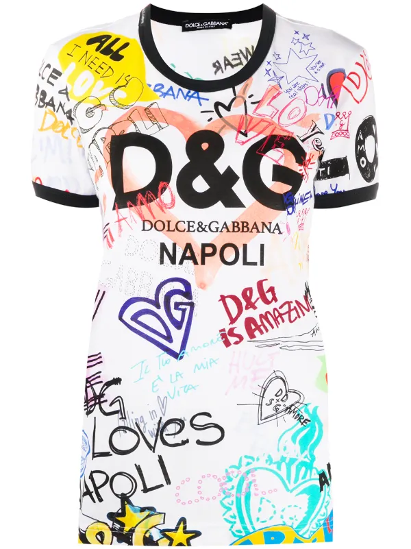 dolce and gabbana pink t shirt