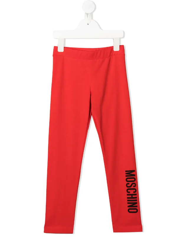 kids red leggings