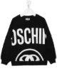 Image 1 of Moschino Kids logo print sweatshirt