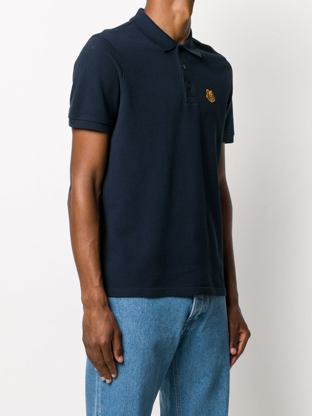 Kenzo Tiger Motif Polo Shirt - Farfetch