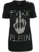 Image 1 of Philipp Plein crystal-embellished skeleton T-shirt