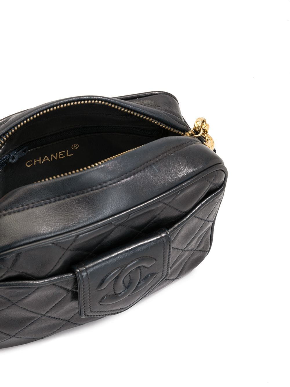 фото Chanel pre-owned стеганая сумка на плечо с бахромой 1990-х годов