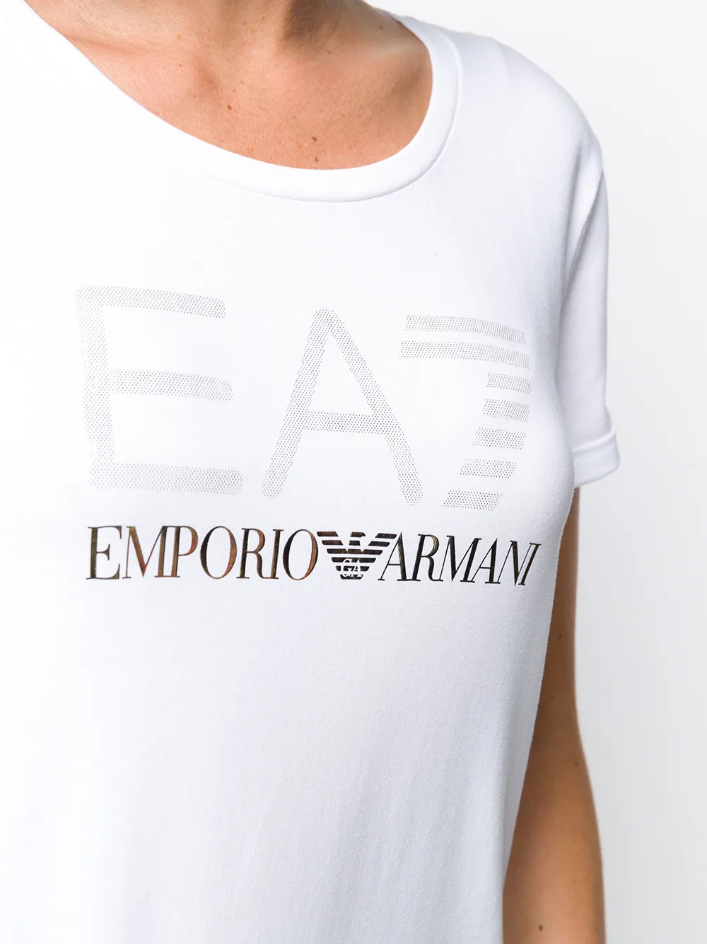 фото Ea7 emporio armani футболка с логотипом