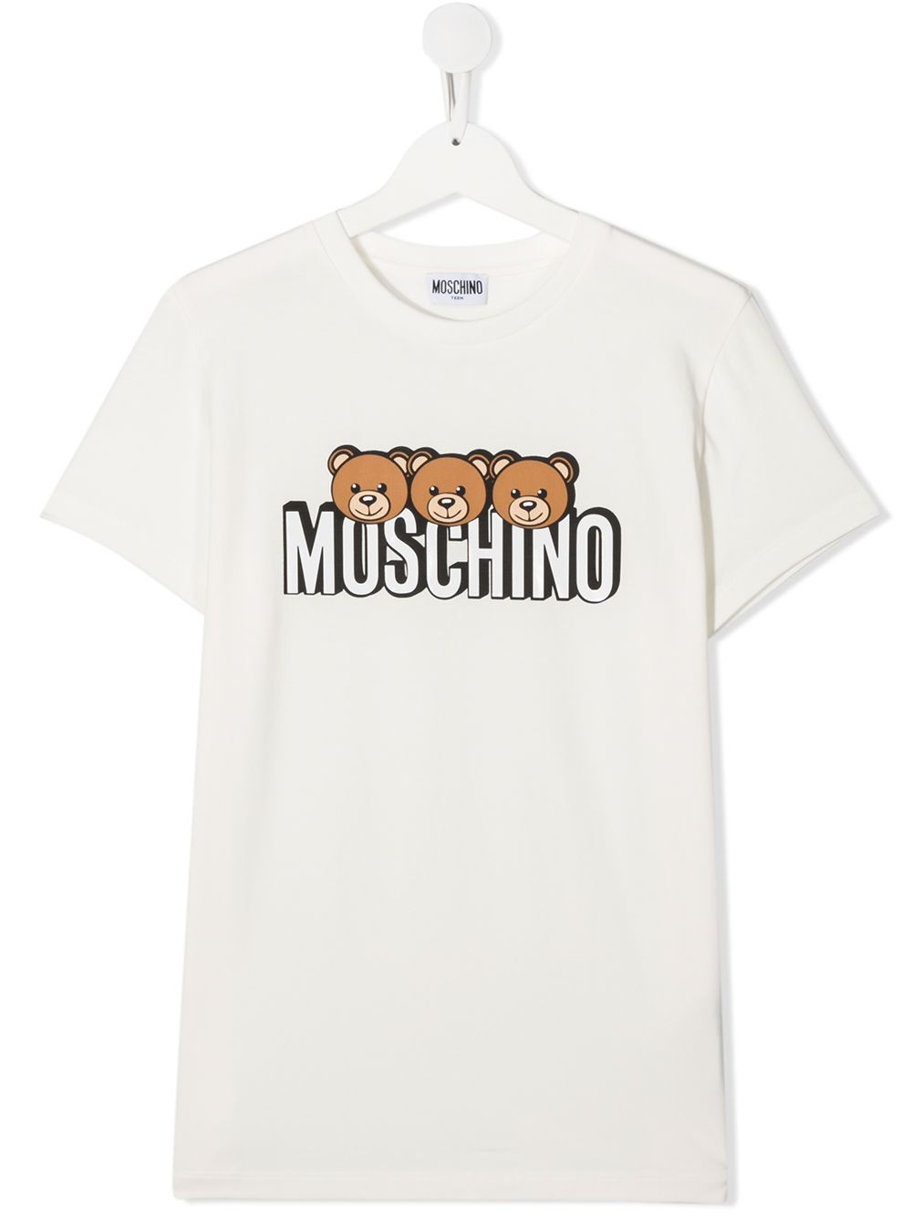 фото Moschino kids футболка с логотипом