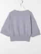 Image 2 of Moschino Kids logo-print cropped sweatshirt