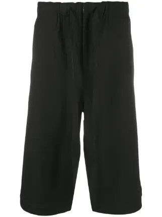 LOEWE Drawstring Wool Bermuda Shorts 