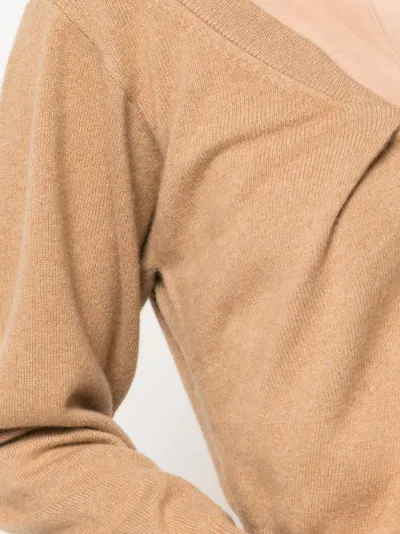 Alexander Wang draped neck cropped 