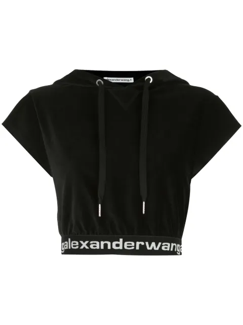 Alexander Wang sudadera de pana corta
