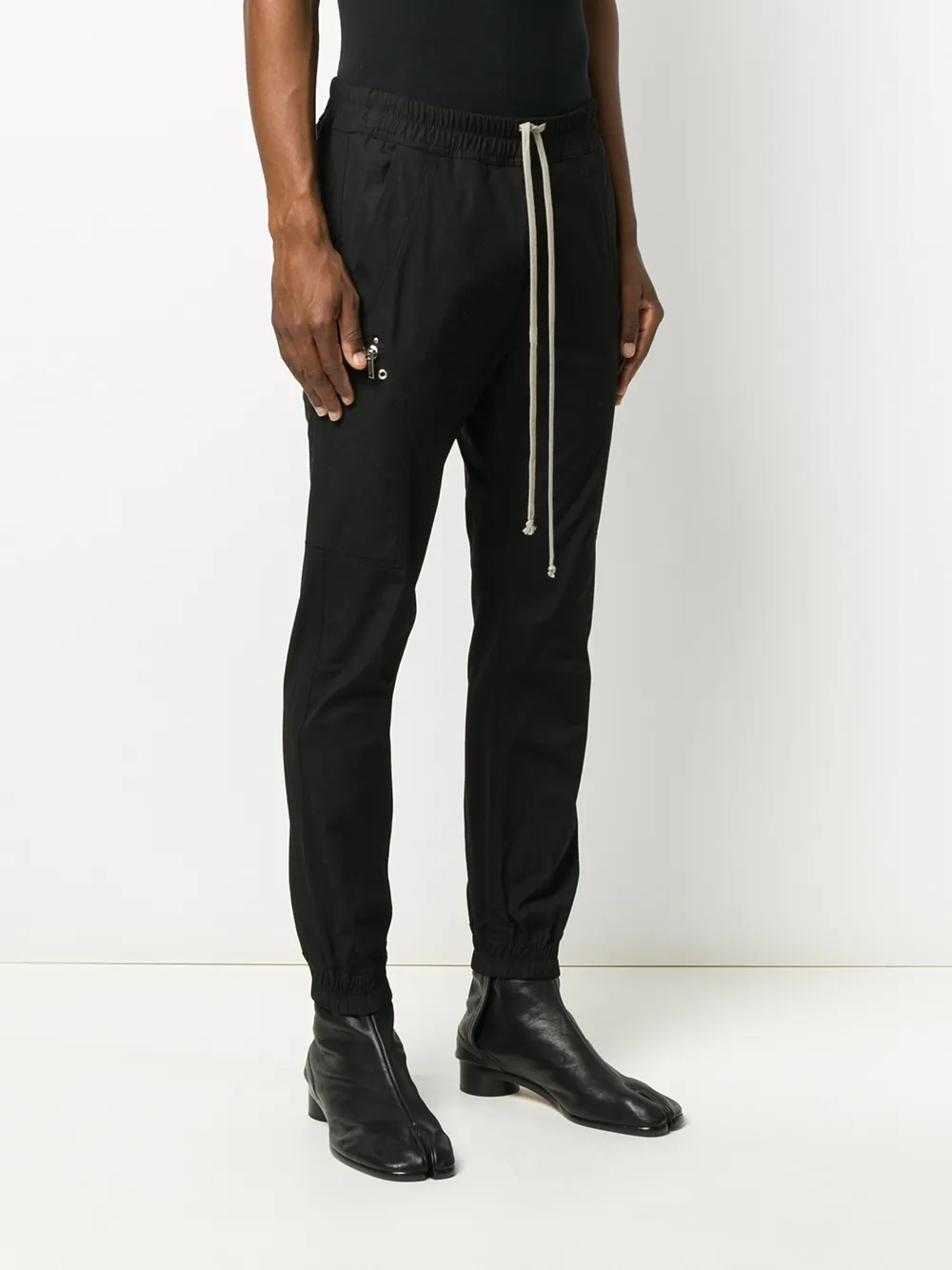 rick owens drop crotch joggers