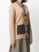 GANNI contrast pocket cardigan