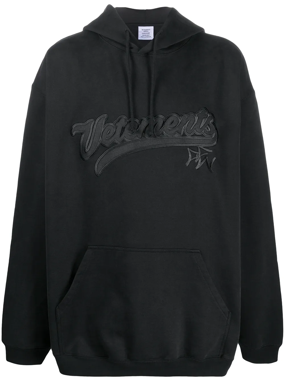 Baseball logo hoodie | VETEMENTS 