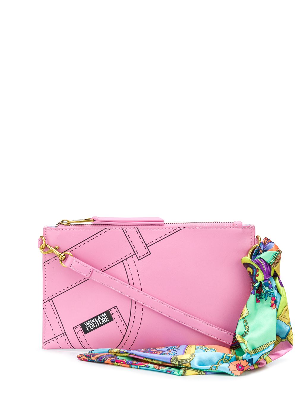 versace clutch pink