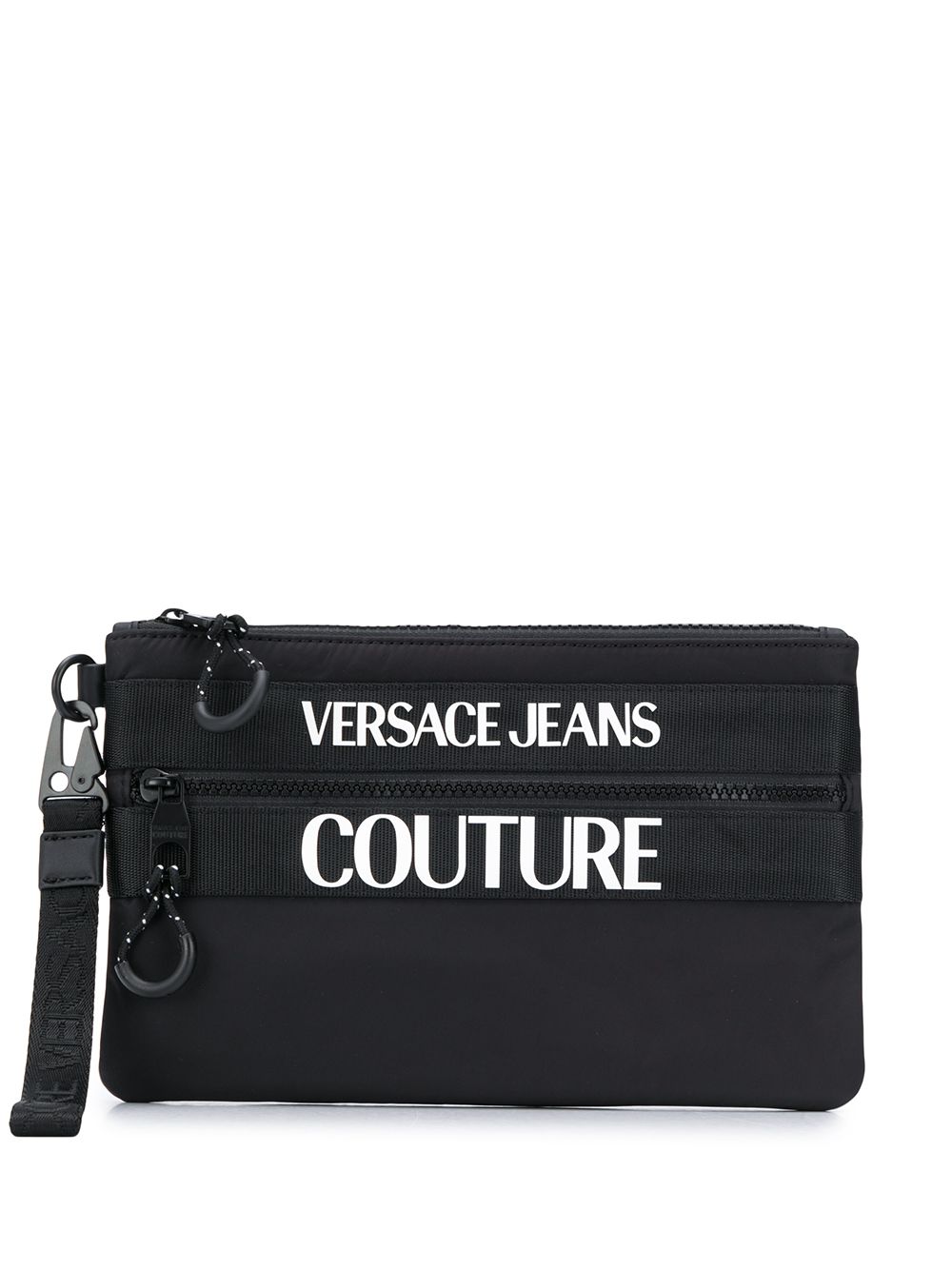 фото Versace jeans couture клатч с тисненым логотипом