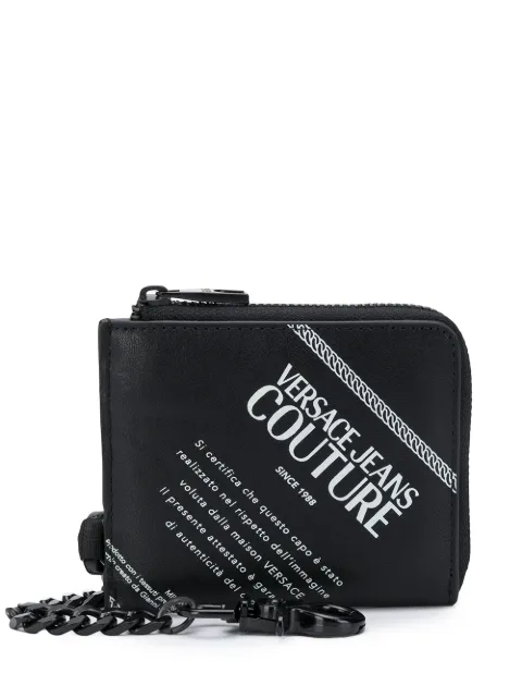 Versace Jeans Couture logo-print wallet