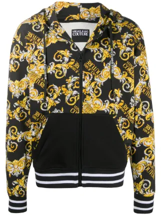 versace jeans zip hoodie