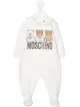 Image 1 of Moschino Kids logo print babygrow
