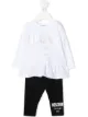 Image 1 of Moschino Kids logo two-piece set