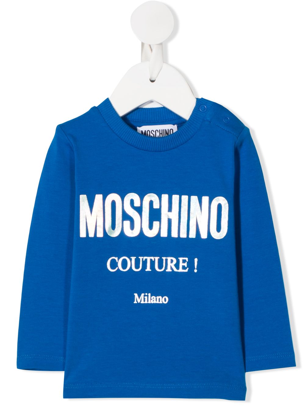 фото Moschino kids футболка с логотипом