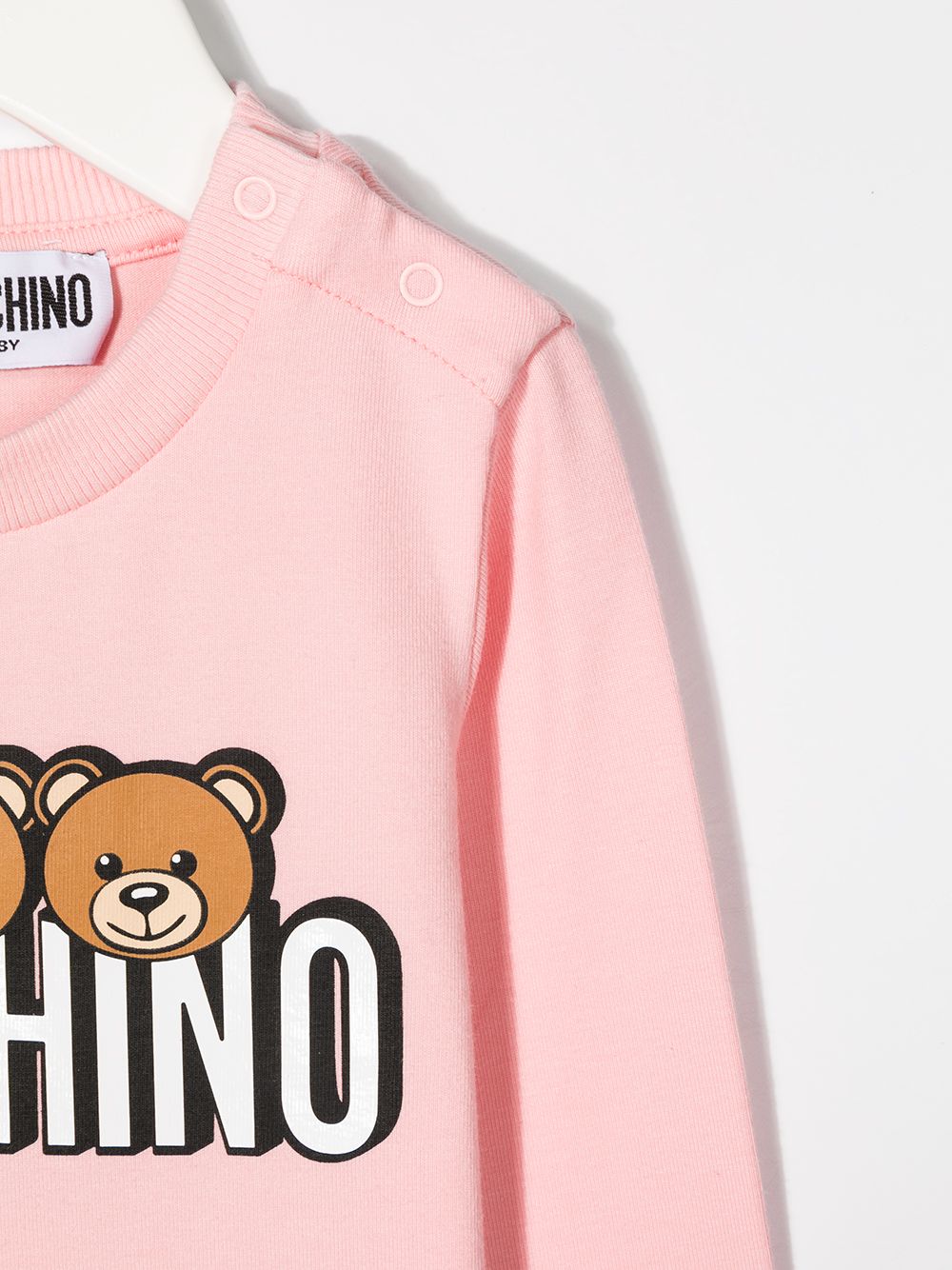 фото Moschino kids футболка с логотипом